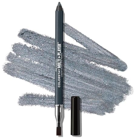 Revlon ColorStay Multiplayer Liquid-Glide Eye Pencil, Mehrzweck-Augenstift mit integriertem Blendpinsel, ultra-cremige Textur, wasserfest, wischfest, langanhaltend, Glitch Effect 403