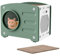 Froadp Casa para gatos con tabla rascadora, interior y exterior, de plástico, cueva para gatos, cama de gato, cueva, diámetro de 23 cm, armario para gatos, cabaña verde, 55,3 x 40,5 x 46 cm