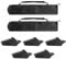 FFDHWU 2-Piece Camping Chair Storage Bag And 5-Piece Tent Windproof Clip, Portable Drawstring Storage Bag, Foldable Multifunctional Storage Bag, Outdoor Camping Equipment