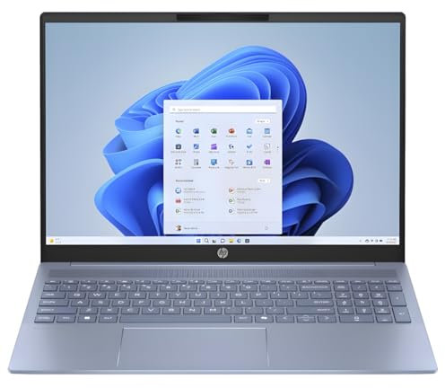 HP Pavilion 16-ag0508sa 16 Touchscreen Laptop | WUXGA 1920 x 1200 Touchscreen Display | AMD Ryzen 5-8540U | 8GB LPDDR5-6400MHz RAM | 512GB PCIe Gen4 NVMe SSD | Windows 11 | Blue