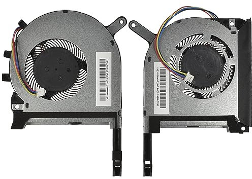 LPUK Ventilador de enfriamiento de CPU & GPU de repuesto compatible con ASUS TUF Gaming F15 FX506HC, FX506HE