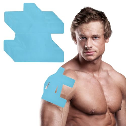 10 Stück Kinesiotapes Vorgeschnitten für Schultern Kinesio-Tape Hautfreundlich mit Perfektem Trage-Komfort Atmungsaktiv und Wasserdicht Schützt die Schultern Beim Training