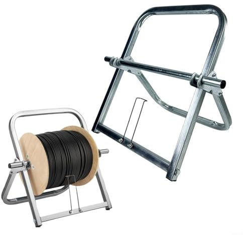 FUBESK Supporto per bobina di filo Supporto per avvolgicavo Dispenser portatile per avvolgicavo singolo