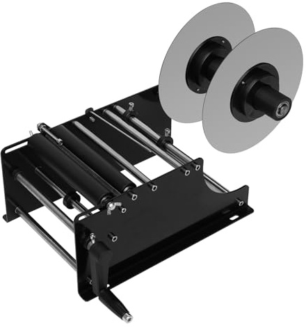 gucdaqc Manual Round Bottle Labeling Machine, Bottle Label Applicator for Round Bottles, Semi-Automatic Round Bottle Sticker, MT-30 Less Noise, for Diameter 0.79in-4.72 inches