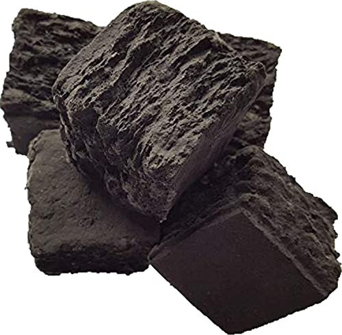 The Stove Wizard 20 Medium Square Ceramic Gas Fire Coals, Replacements, Suitable for Gas, Bio Ethanol, LPG and Electric Fires, Approx Size 45mm Each