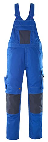 Mascot Latzhose Leipzig Größe L76cm/C50, 1 Stück, kornblau/schwarz, 12069203-11010-76C50