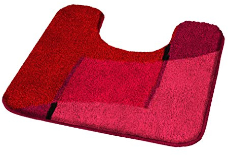 Kleine Wolke WC-Vorleger Ravenna rot 50 x 50 cm