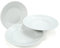 Saturnia Piatto Fondo in Ceramica Tivoli Colore Bianco Conf 12 Pz. 14815