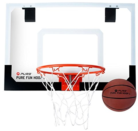 Pure 2Improve Fun Hoop Large, Indoor-Basketballkorb 58x41cm, inkl. 13,5cm Ø Basketball