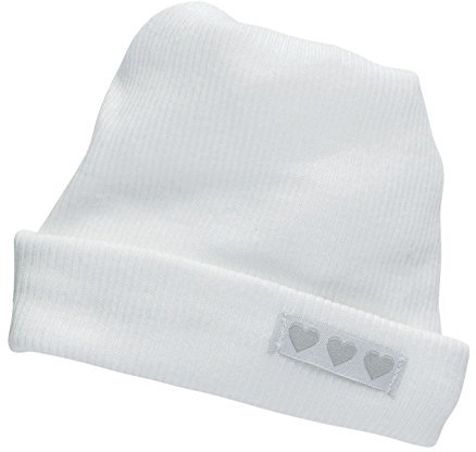 Trois Kilos Sept Mixte Bébé Tubulaire Blanc Bonnet Naissance, Gris, 0 Mois EU