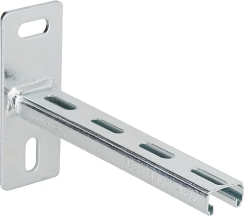 Fischer Schienensystem FLS Rohrhalterung 37/450mm - Feuerwiderstandsklasse R120, Stahl verzinkt - 10 Stück