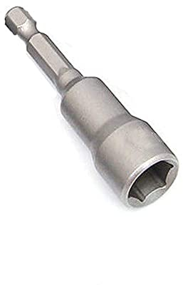 BE-TOOL 6,35 mm Sechskant-Stecknuss für Handbohrmaschine, Elektroschrauber und Steckschlüsseleinsatz (19 mm)