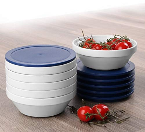 Stapelschale 0,45 l mit Deckel Set 12-tlg. (**)