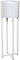 VIVANNO Pot de Fleurs sur Support avec Pieds Châssis Elevate Cross 79 cm, Blanc