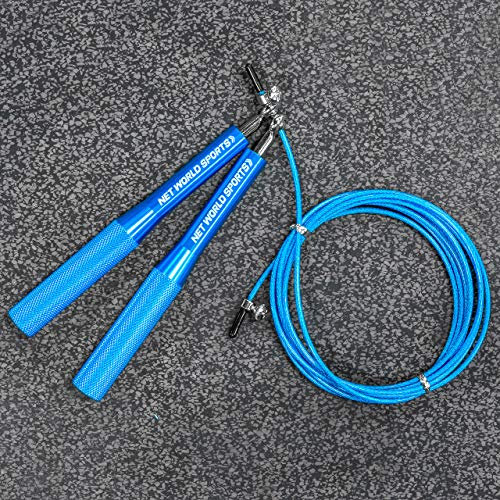 FORZA Corde à Sauter Ajustable – Speed Rope Réglable de 3m pour CrossFit, Entraînements, Fitness, MMA & Boxe