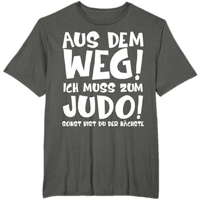 Lustiges Judo Kinder Geschenk Aus Dem Weg Ich Muss Zum Judo T-Shirt