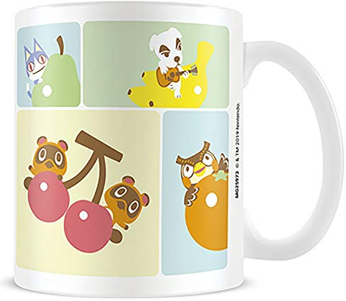 Pyramid International Animal Crossing Cup Characters Melinda Tom Nook Nintendo Ceramic White Mug, MG25973