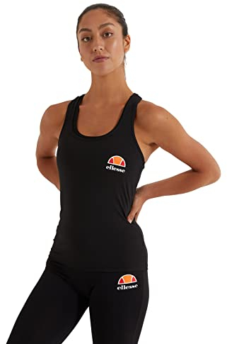 ellesse Ladies Curasci Vest Tank-Top, Schwarz, 10 EU