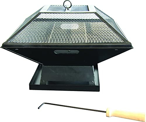 BB-CH713 Foyer carré avec grille BBQ