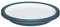 Denby - Greenwich Dinner Plates Set of 2 - Dishwasher Microwave Safe Crockery 26.5cm - Glazed Green, White Ceramic Stoneware Tableware - Chip & Crack Resistant