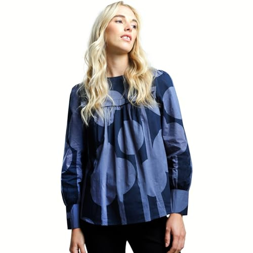 Regatta Womens Orla Kiely Bib Collar Blouse - Navy - 10