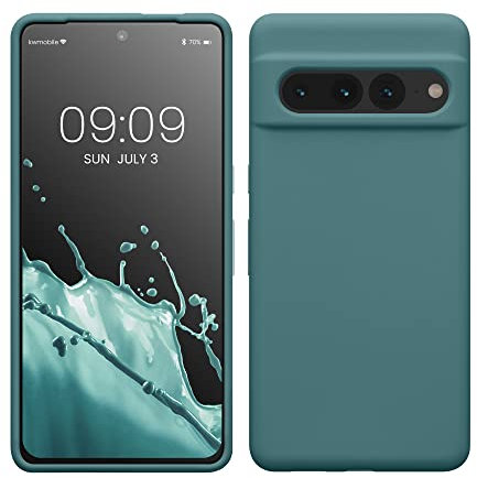 kwmobile Handyhülle für Google Pixel 7 Pro Hülle, für Pixel 7 Pro Case - Hülle Silikon - kabelloses Laden - Arctic Night