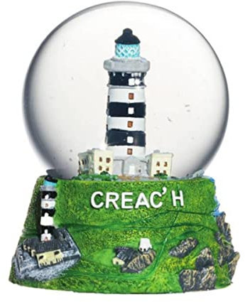 Isideco Schneekugel französischer Leuchtturm Creach