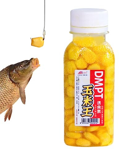 Karpfenangeln Mais | Maisköder für Karpfen, Karpfen Mais Köder DMPT mit starkem Aroma Forellen Angeln Köder Süßwasser See Angeln Köder Zorq
