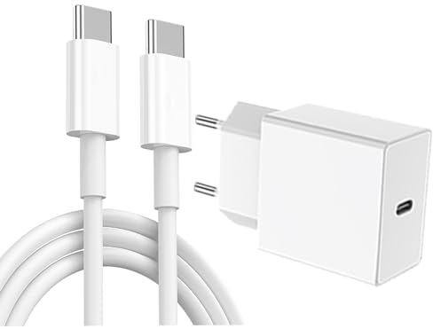 20W USB C Ladegerät Ladekabel für iPhone 16, Schnellladegerät Netzteil mit 2m Typ C Original Schnellladekabel Kompatibel mit iPhone 16 15 Plus/15 Pro/15/16 Pro Max/iPad Pro 12.9/11, iPad Air 5/4