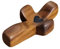 Croix En Bois Mon Cadeau D’encouragement Du Cœur | Croix De Protection En Bois Confortable Et Portable Avec Cœur En Époxy | Jeton De Prière Croisée | Cadeau Chrétien Religieux Pour Hommes Femmes