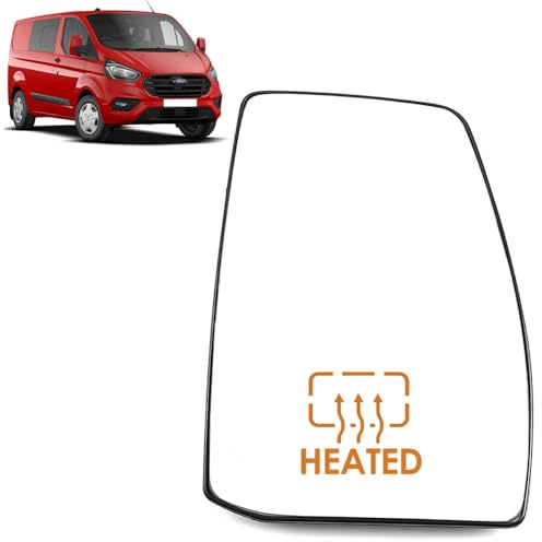 Robustes beheiztes Spiegelglas für die rechte Seite, für Ford Transit Custom BK2117K740BB 1766584 2012–2021