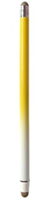 Penna stilo universale per telefono touch pen per tablet Android touch screen penna per Leno-vo i-Pad i-phone Xiao-mi Sam-sung A p p l e matita (giallo)
