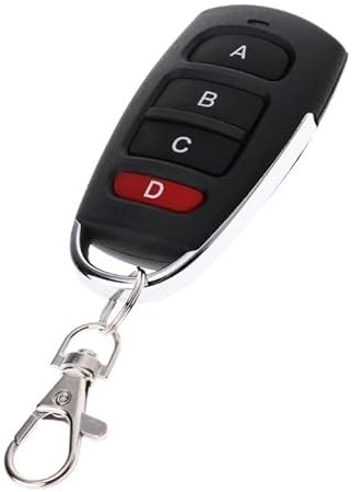 ELLEDI' | TELECOMANDO UNIVERSALE PER AUTOMATISMI 433MHz CODICE FISSO!! NO ROLLING CODE!! | RADIOCOMANDO PER CANCELLI | BASCULANTI | SEZIONALI | BARRIERE | PORTACHIAVI RINFORZATO | BATTERIA INCLUSA