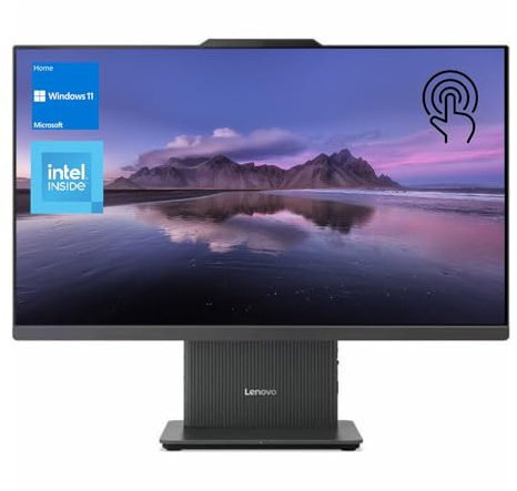 Lenovo IdeaCentre I AIO 2024 Écran tactile QHD de 27, i7-13620H, 64 Go de RAM DDR5, SSD de 1 To, caméra infrarouge, KB et souris sans fil, base de charge sans fil, HDMI, RJ45, W11 Home, gris, avec
