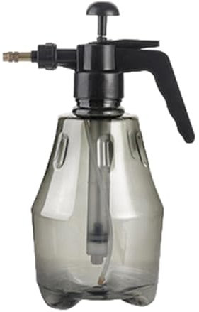 Pressure Garden Sprühgerät - Feine Nebelpumpe | Gießkanne Feine Nebel Pumpe Druckdüse, Indoor Kleine Sukkulenten Nebel Flasche Spray, Topf Sprühflaschen für Zimmerpflanzen Garten Blume, Grau, 30 x 12