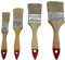 iCovalescent Set de pinceaux Plats 4 pièces, Ensemble de pinceaux à Peindre avec Manche Bois, pour Travaux de Peinture avec Peintures et Vernis(1, 1,5, 2, 2,5)