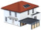 38336 Kubushaus Mia mit Carport - Polyplate Bausatz