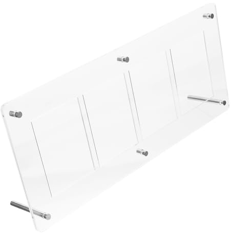 Generisch Sammelkarten-rahmenhalter, Spielkarten-display-organizer, Transparenter Acryl-display-ständer, Sammelkarten-rahmen-halter, Ständer, Display, 4 Kartenfächer, Karten-display-halter