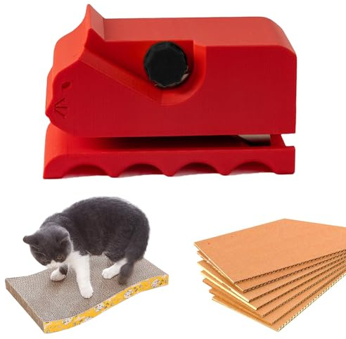 Cortador de cartón para rascadores de gatos, cortador de tiras de cartón, cortador de cartón de impresión 3D, herramienta de corte de cartón de mano, herramienta de corte de reciclaje de cartón