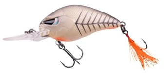 ZECK Wobbler/Kleiner Crankbait ideal für Barschangler - Danny | 4,5 cm | 2,0 m F - Spook (BA)