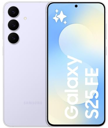 Samsung Galaxy S25 FE, AI Smartphone, Slim 7.4mm Frame, 6.7 FHD Display, 50MP Camera, Exynos 2400, 512GB Storage, 8GB Memory, 4900 mAh Battery, Icy Blue, 3 Year Extended Warranty (UK Version)