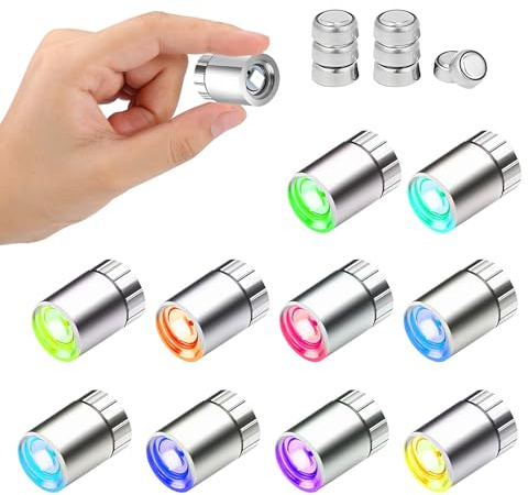 10 Stück Mini LED Lichter, Farbige Kleine Led Licht für Puppenhaus