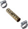 Cornat Schlauchverbinder Ø 14 mm - Mit 2 Schlauchschellen Ø 12 - 20 mm (1/2 Zoll) - Aus Messing / Schlauch-Verbindungsstück / Schlauchanschluss / Schlauchverlängerung / TEC308401