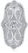 Bling Jewelry Deco Antik Stil Filigran Pave CZ breite Rüstung Vollfinger Mode Statement Ring für Frauen Zirkonia rhodiniertes Messing