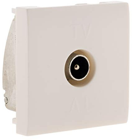 Zenitech - Prise TV moteur seul - Blanc - Simplea