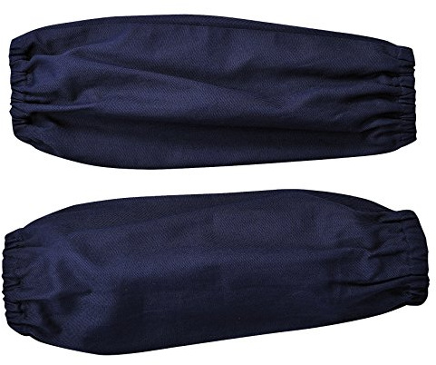 Portwest BZ11 Bizweld Work FR Sleeves Flame Resistant | Navy, One Size, CE Certified, EN ISO 11612, UPF 50+, EN ISO 11611 Class 1 (A1+A2), Molten Metal Splash, Welding