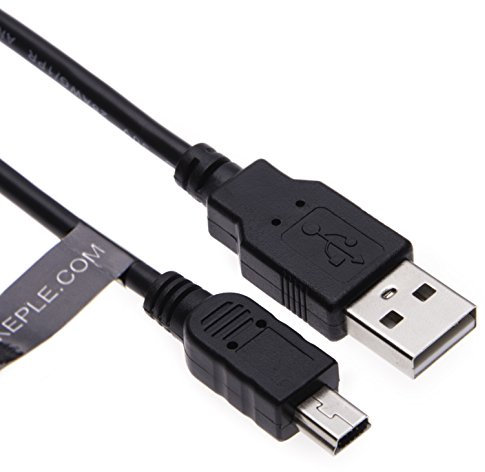 Cable Mini USB Cable de Plomo Cargador de Datos de sincronización Compatible con la Serie IXUS: Canon EOS D-SLR Series: EOS 7D | Cámara Digital (UC-E4) 0,8m