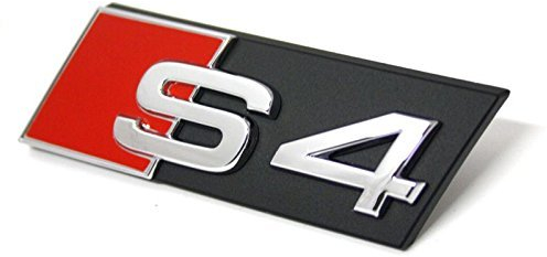 Audi Schriftzug S4 Original A4 8K Kühlergrill Emblem Tuning Zeichen Chrom