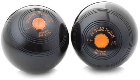 Drakes Pride BLACK RICHMOND CROWN GREEN BOWLS** (2-00)
