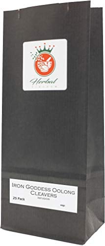 Cleavers and Iron Goddess Oolong Tea Herbal Infusion (25 Unbleached Tea Bags - 50g)